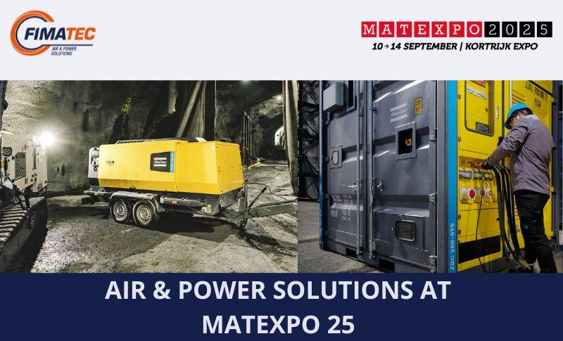 Matexpo 2025 – Fimatec presenteert complete oplossingen voor lucht, stroom en energieopslag